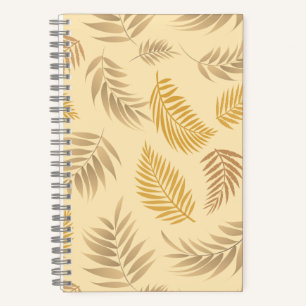 Cuaderno Patrón de Hojas Tropicales 6