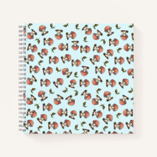 Cuaderno Patrón de hongo para bebé kawaii