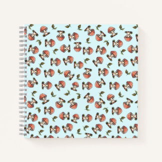 Cuaderno Patrón de hongo para bebé kawaii