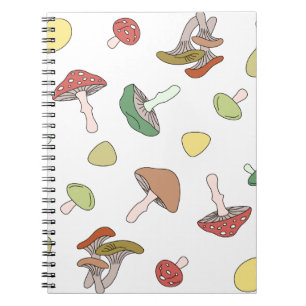 Cuaderno Patrón de hongos