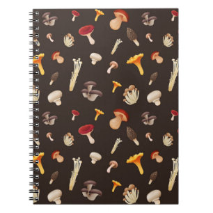 Cuaderno Patrón de hongos