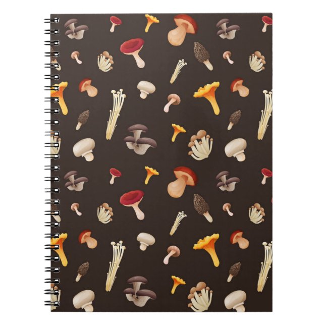 Cuaderno Patrón de hongos (Frente)
