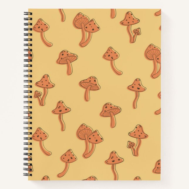 Cuaderno Patrón de hongos (Anverso)
