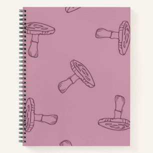 Cuaderno Patrón de hongos
