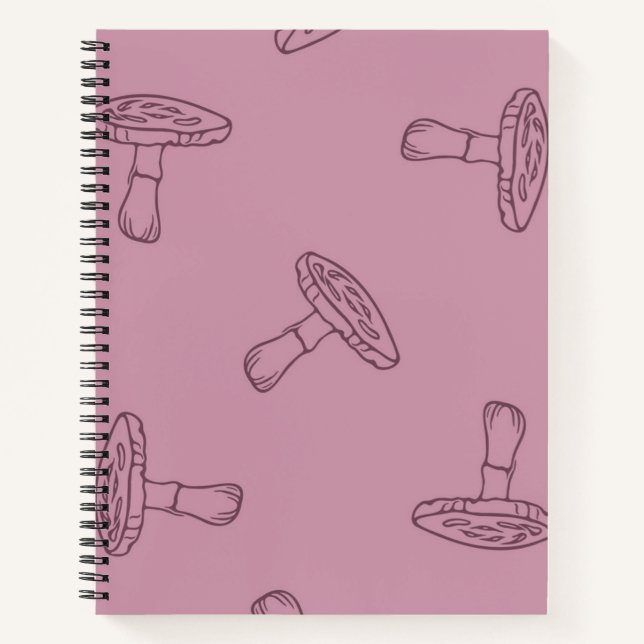 Cuaderno Patrón de hongos (Anverso)