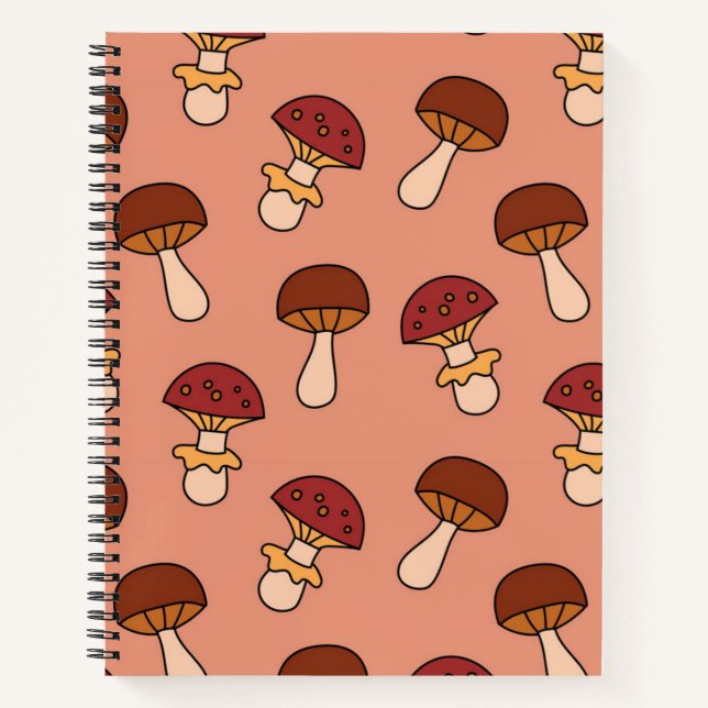 Cuaderno Patrón de hongos (Anverso)