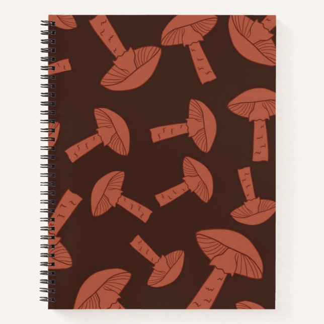Cuaderno Patrón de hongos (Anverso)