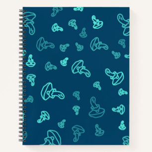 Cuaderno Patrón de hongos