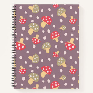 Cuaderno Patrón de hongos