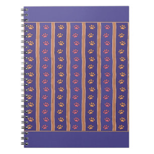 Cuaderno Patrón de Huella de Pata