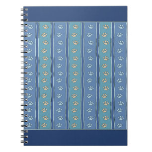 Cuaderno Patrón de huella de pata