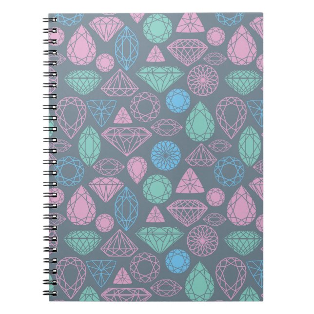 Cuaderno Patrón de icono de Gemstone (Frente)