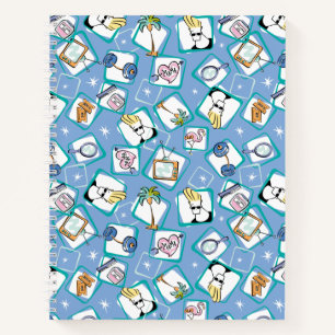 Cuaderno Patrón de iconos de Johnny Bravo
