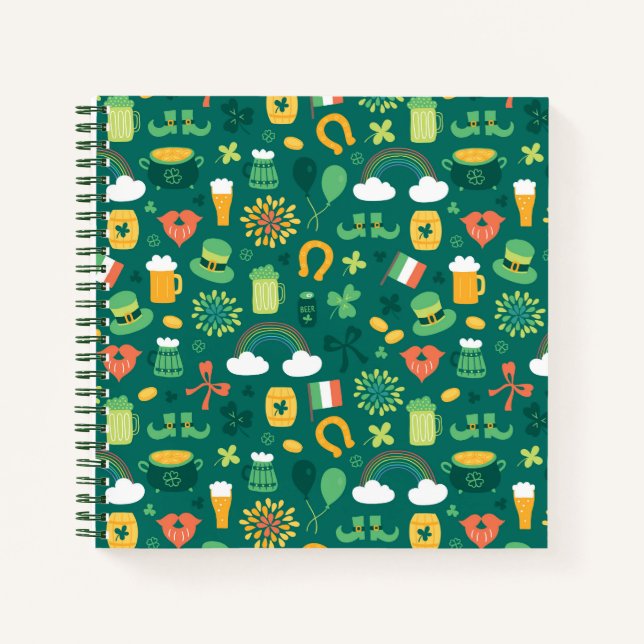 Cuaderno Patrón de iconos irlandeses (Anverso)