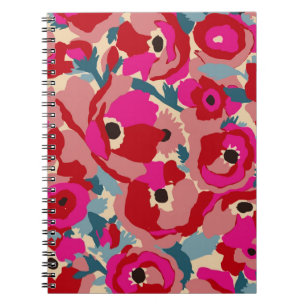Cuaderno Patrón de ilustracion de flores. Moti botánico flo