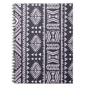 Cuaderno Patrón de ilustracion ininterrumpido de etnias tri