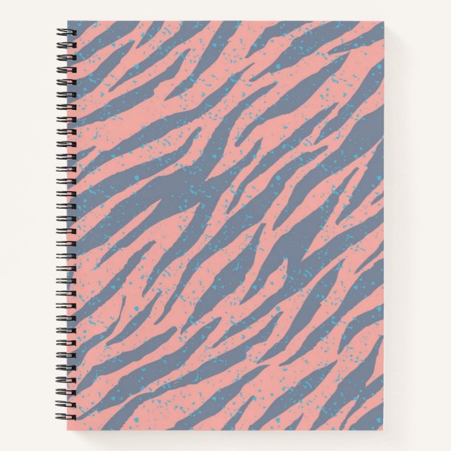 Cuaderno Patrón de impresión animal (Anverso)