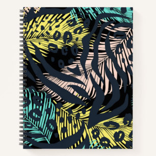 Cuaderno Patrón de impresión animal
