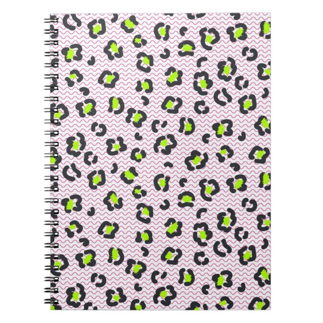 Cuaderno Patrón de impresión animal (Frente)
