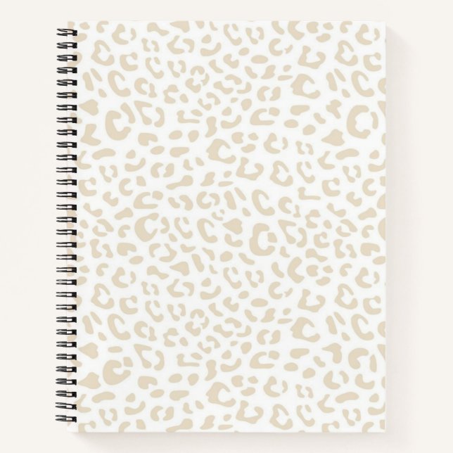 Cuaderno Patrón de impresión animal (Anverso)