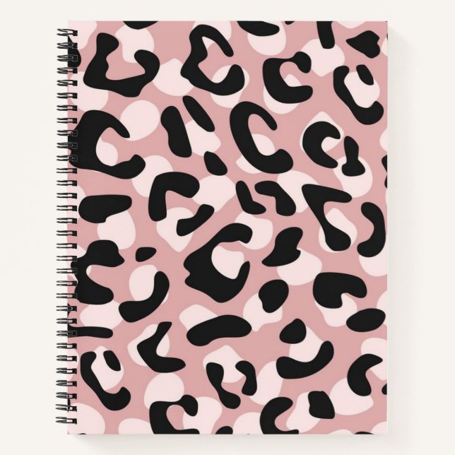 Cuaderno Patrón de impresión animal (Anverso)