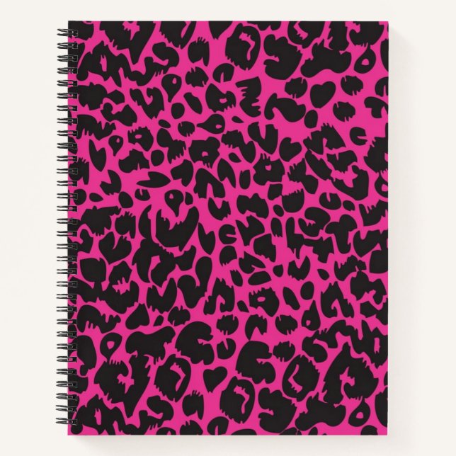 Cuaderno Patrón de impresión animal (Anverso)