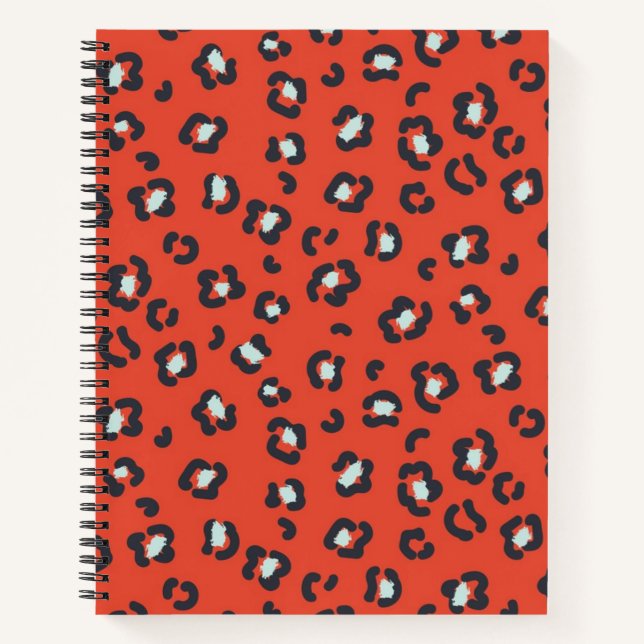 Cuaderno Patrón de impresión animal (Anverso)