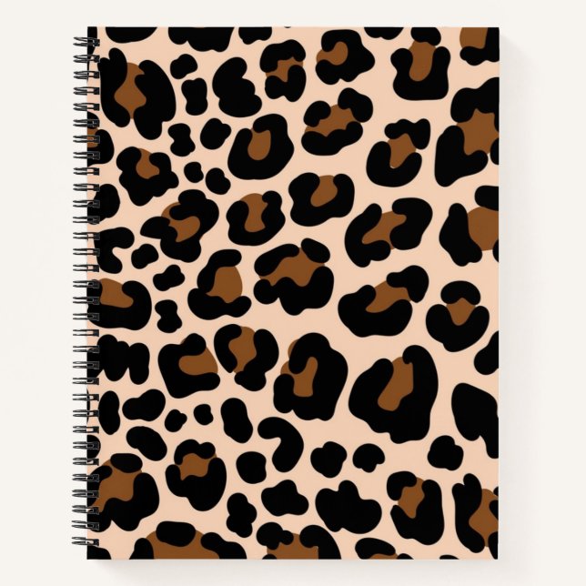 Cuaderno Patrón de impresión animal (Anverso)
