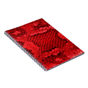 Cuaderno Patrón de impresión animal de piel de serpiente ex