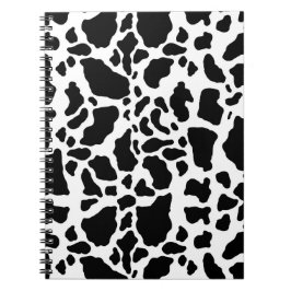 Cuaderno Patrón de impresión de animales en puntos de vaca 