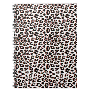Cuaderno Patrón de impresión de animales leopardo de Guay