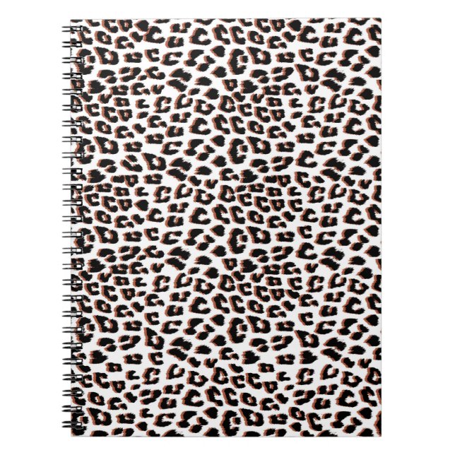 Cuaderno Patrón de impresión de animales leopardo de Guay (Frente)