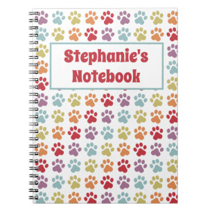 Cuaderno Patrón de impresión de papel pintado en color ar