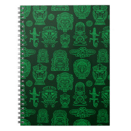 Cuaderno Patrón de inspiración azteca