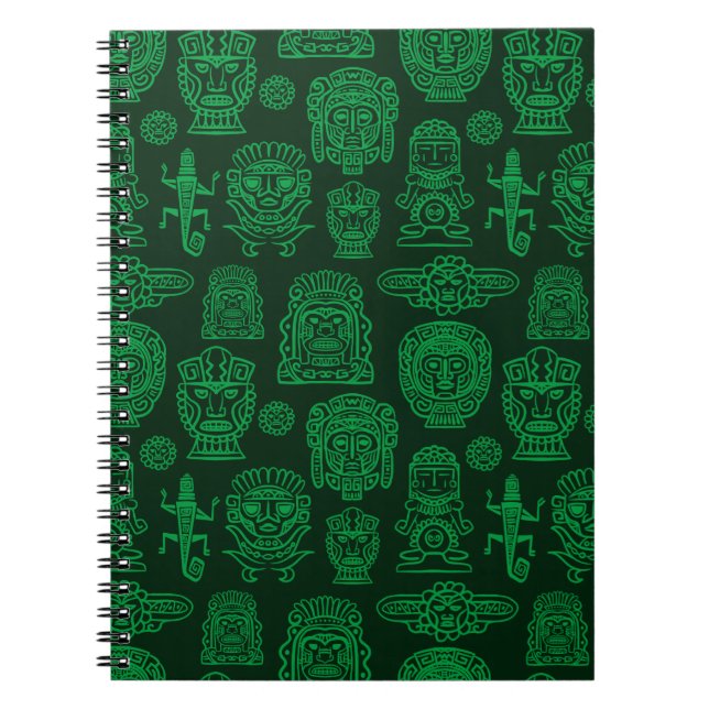 Cuaderno Patrón de inspiración azteca (Frente)