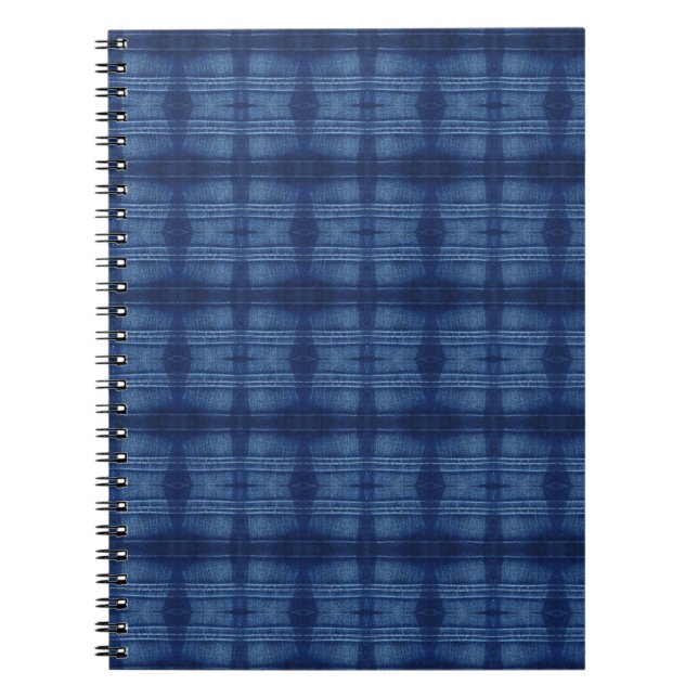 Cuaderno patrón de jeans azules (Frente)