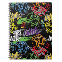 Patrón de juego de grafiti neón