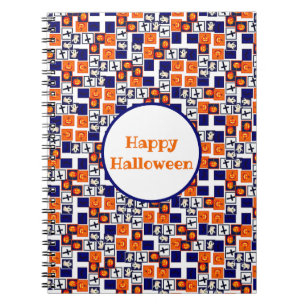 Cuaderno patrón de juego temático de Halloween