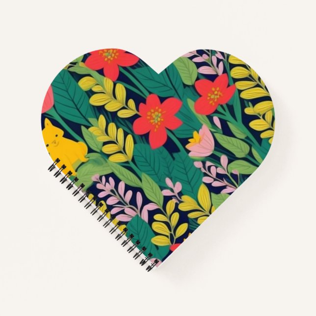 Cuaderno Patrón de jungla (Anverso)