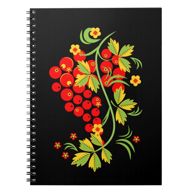 Cuaderno Patrón de Khokhloma (Frente)