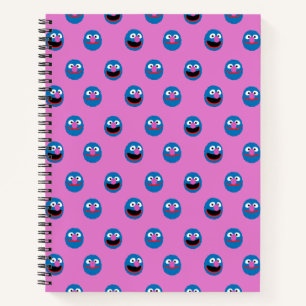Cuaderno Patrón de la cara de los cultivadores rosados