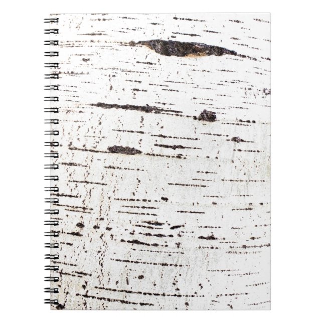 Cuaderno Patrón de la corteza de Birch (Frente)