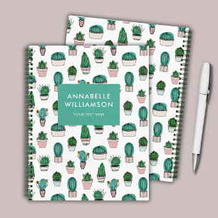 Cuaderno Patrón de la planta de Cacti Cactus