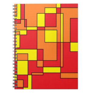 Cuaderno Patrón de ladrillo abstracto
