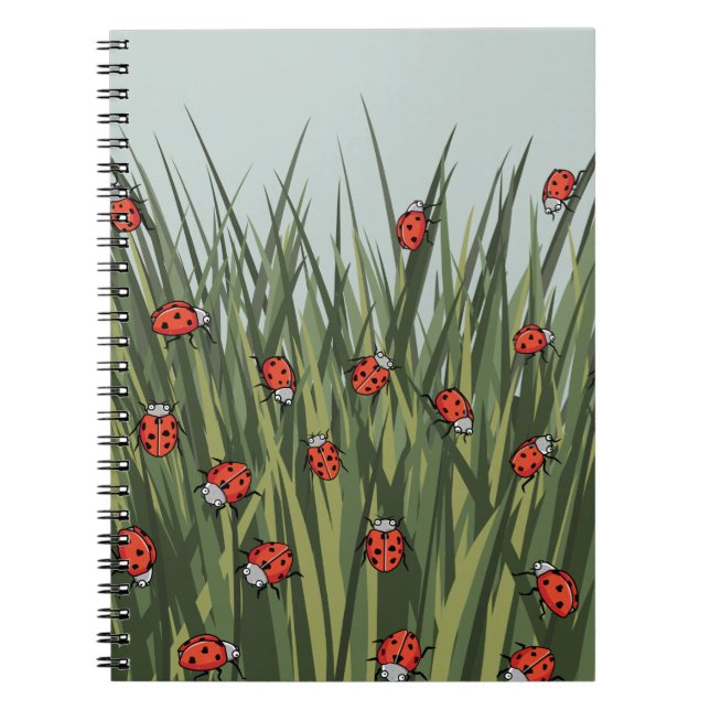 Cuaderno Patrón de ladybird (Frente)