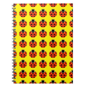 Cuaderno patrón de ladybug