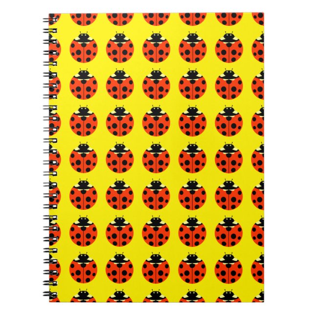 Cuaderno patrón de ladybug (Frente)