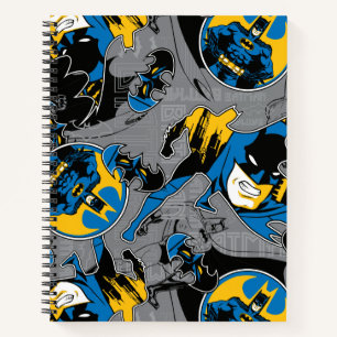 Cuaderno Patrón de lanzamiento a toda velocidad de Batman