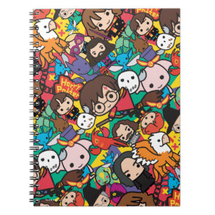 Cuaderno Patrón de lanzamiento de personaje de dibujos anim