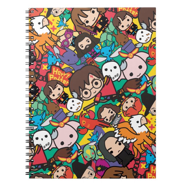 Cuaderno Patrón de lanzamiento de personaje de dibujos anim (Frente)